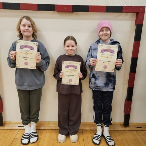 5.b. Rósant Mikael, Sigrún Sara og Einar Júlíus