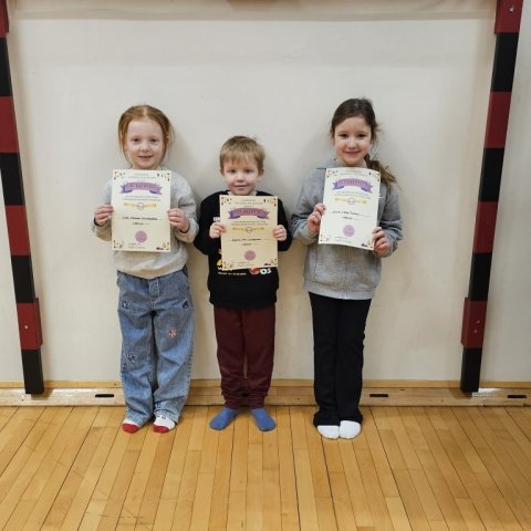 1.b. Ólöf Mariska, Ólafur Þór og Olívia Vieira 