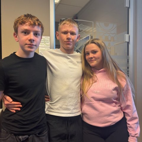 Anton Elías Viðarsson, Steingrímur Árni Jónsson og Tinna Hjaltadóttir– Bæjarskrifstofan