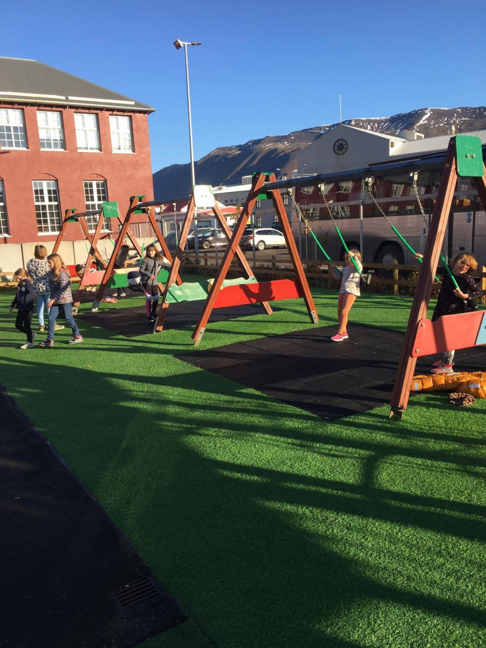 Bleikur dagur í blíðunni