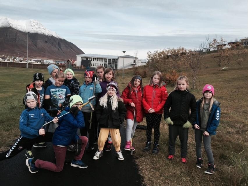 5. bekkur gróðursetur trjáplöntur