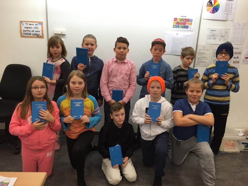 Heimsókn Gídeonmanna í 5. bekk