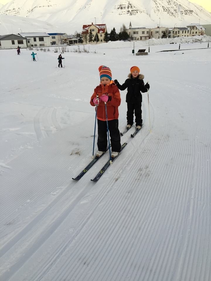 1. og 2. bekkur á gönguskíðum