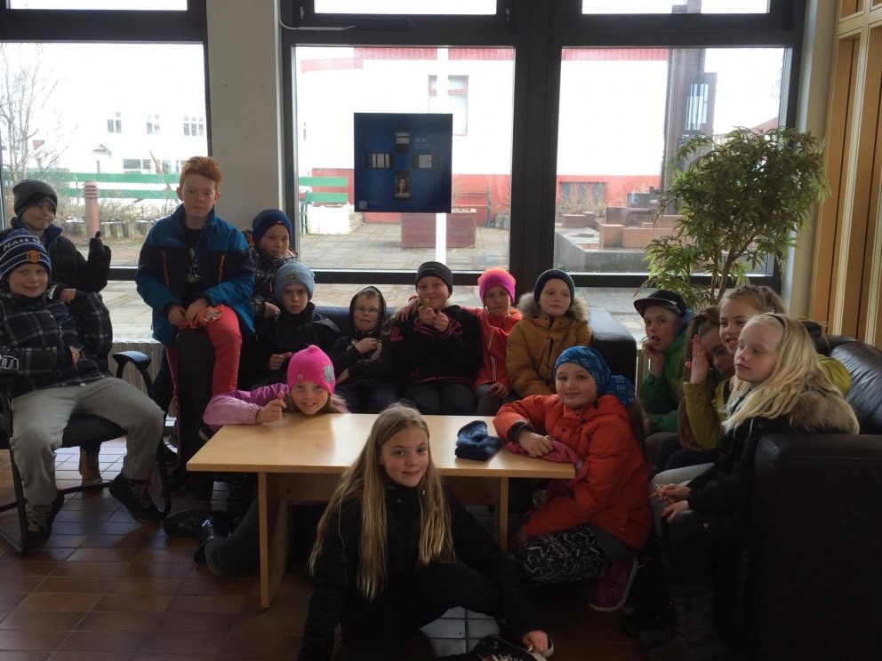 Flott söfnun hjá 5. bekk fyrir ABC barnahjálp