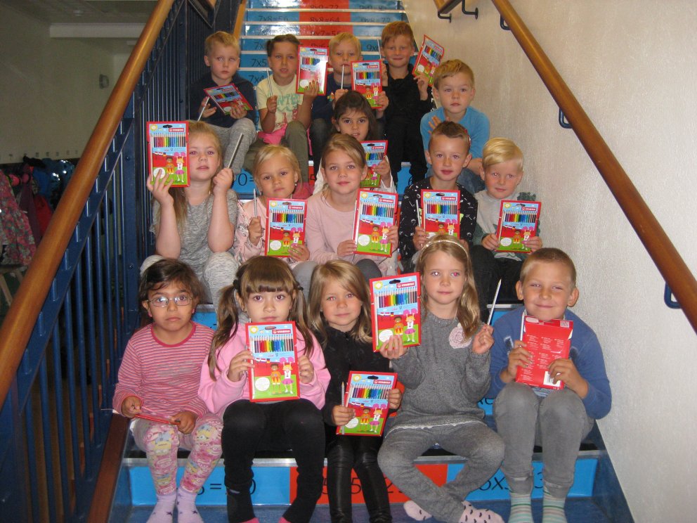 Fyrsti skóladagurinn hjá 1. bekk