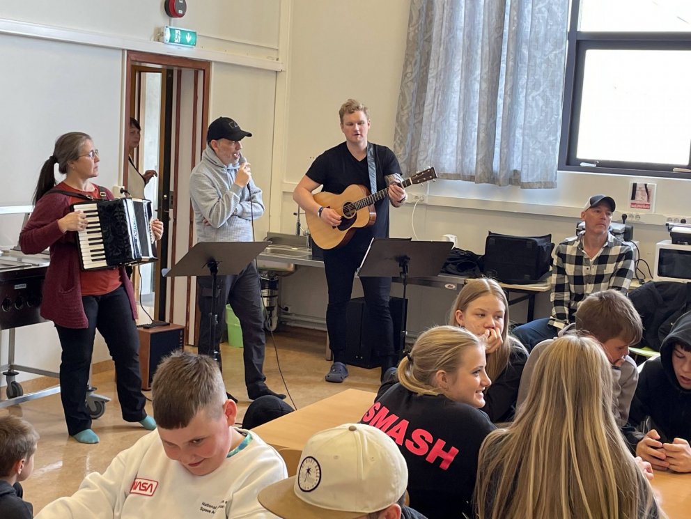 Heimsókn frá Tónlistarskólanum á Tröllaskaga