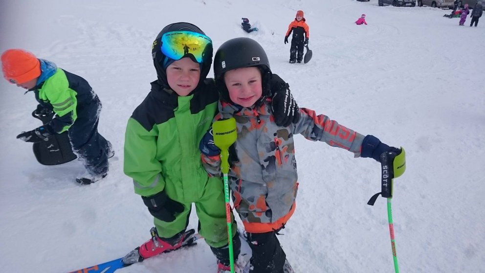 Skíðadagur á yngsta stigi