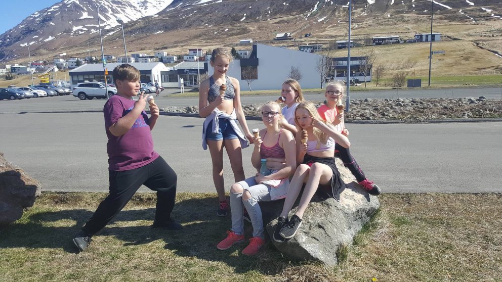 Ísferð í boði Foreldrafélagsins