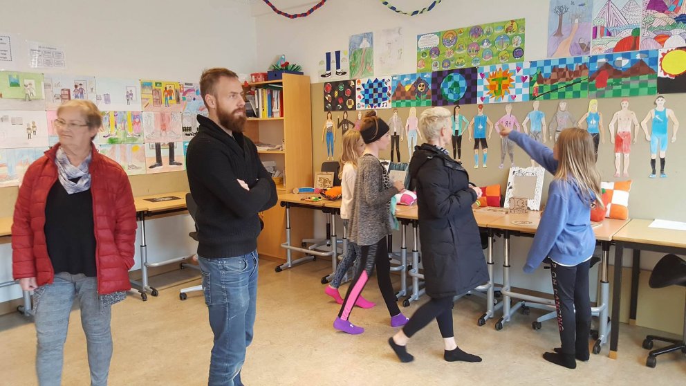 Skólasýningin s.l. fimmtudag