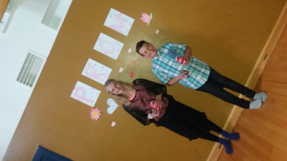 Diskó á miðstigi í gær