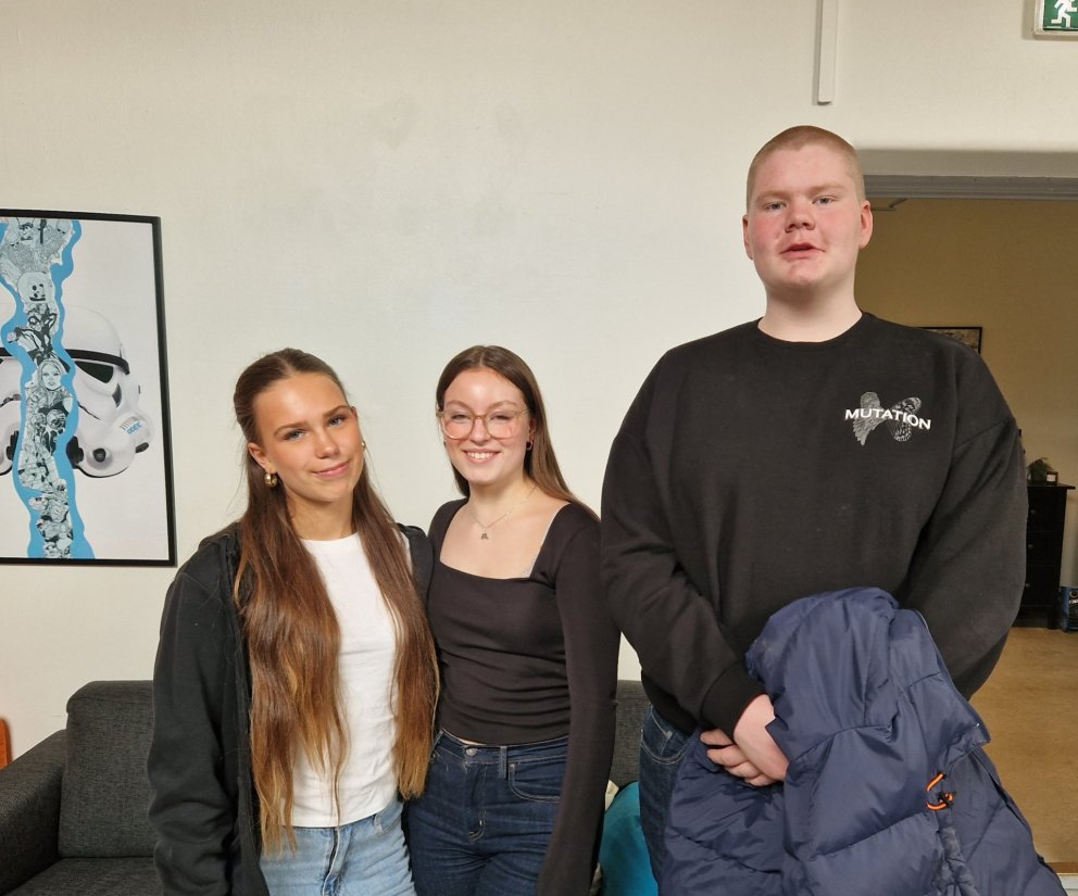 Thelma, Eva og Víkingur