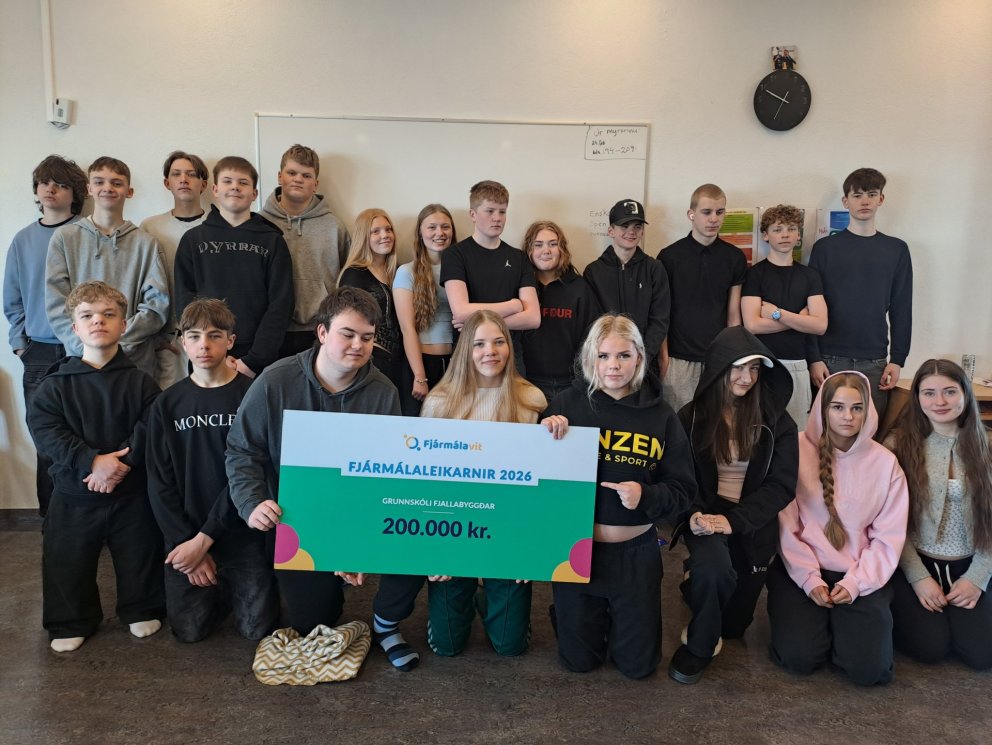 Nemendur 10. bekkjar í Grunnskóla Fjallabyggðar