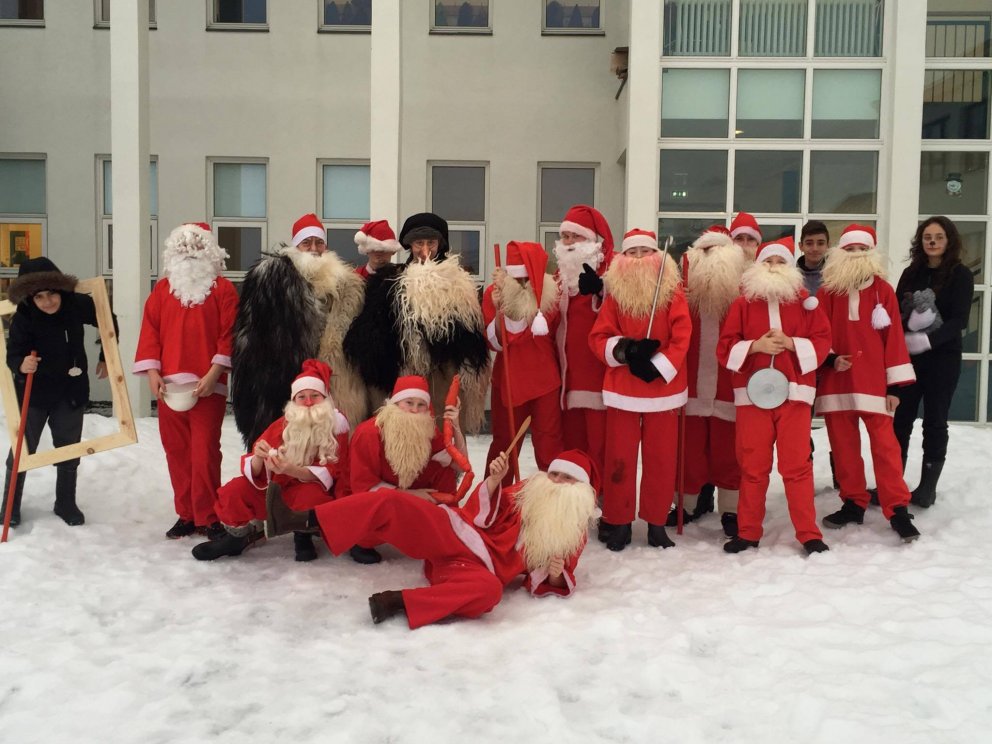 Jólasveinaheimsókn