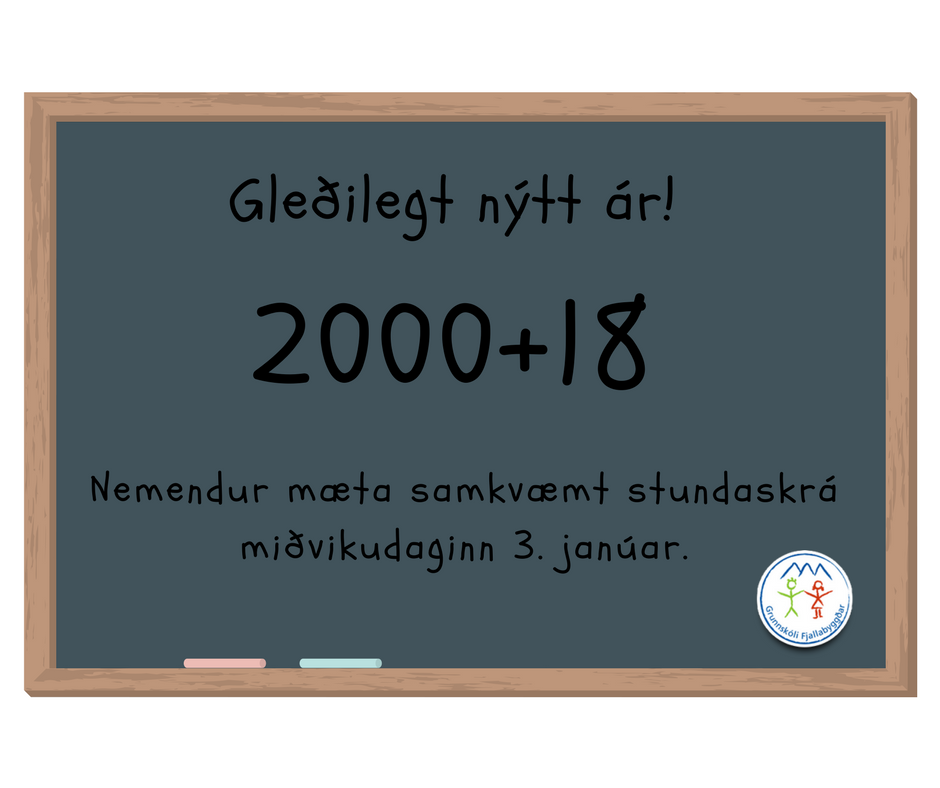 Gleðilegt nýtt ár!