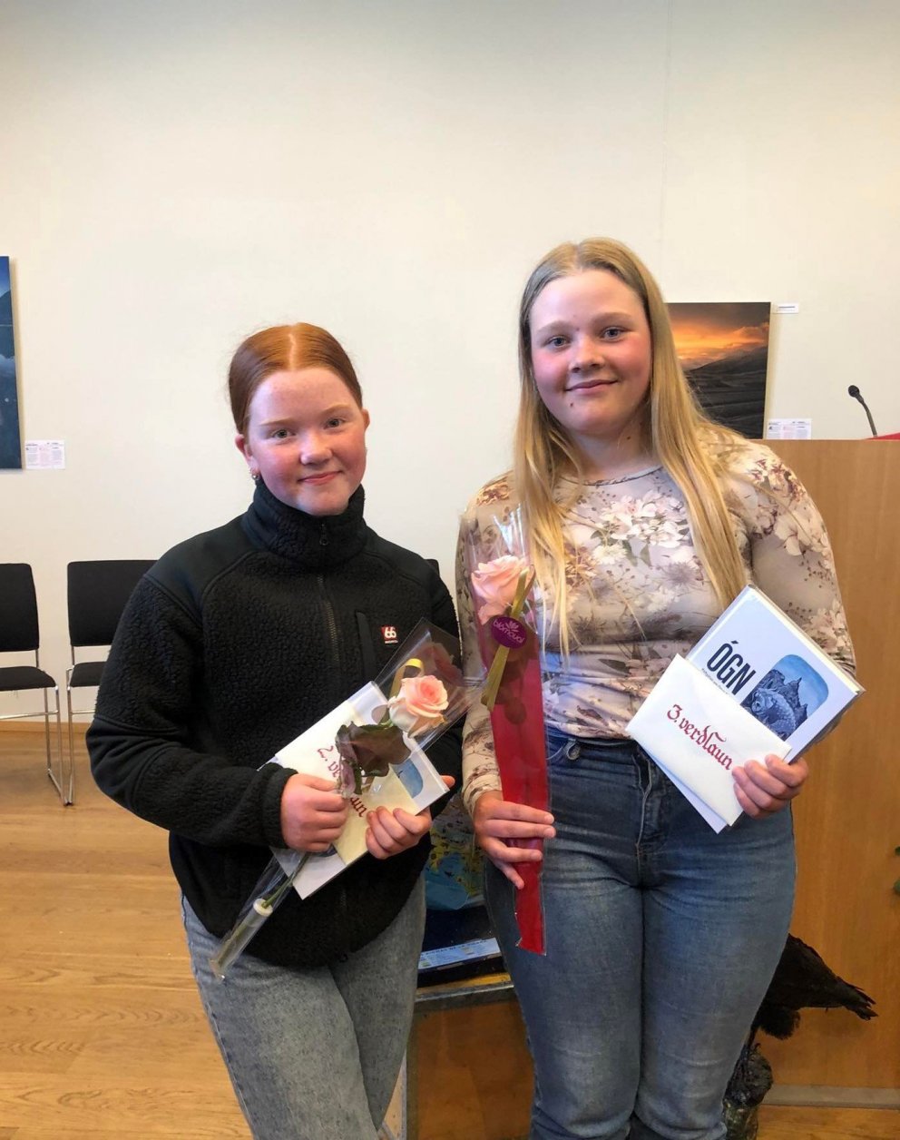 Sigurlaug Sturludóttir og Tinna Hjaltadóttir