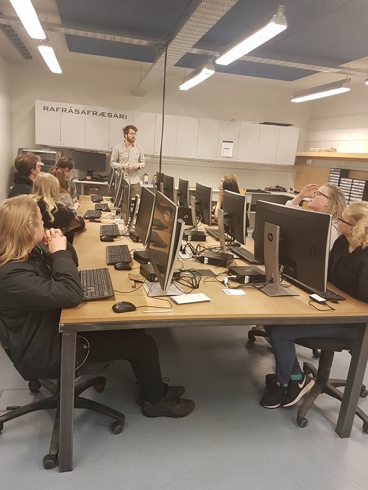 Vettvangsferð í Fab-lab smiðju á Akureyri