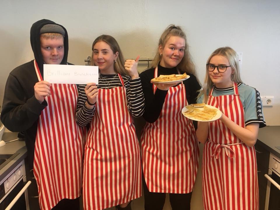 Smá innsýn inn í matreiðslu á unglingastigi