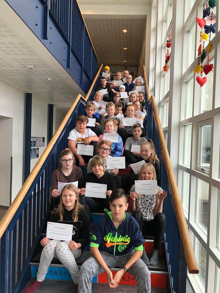 Nemendur í 6. og 7. bekk