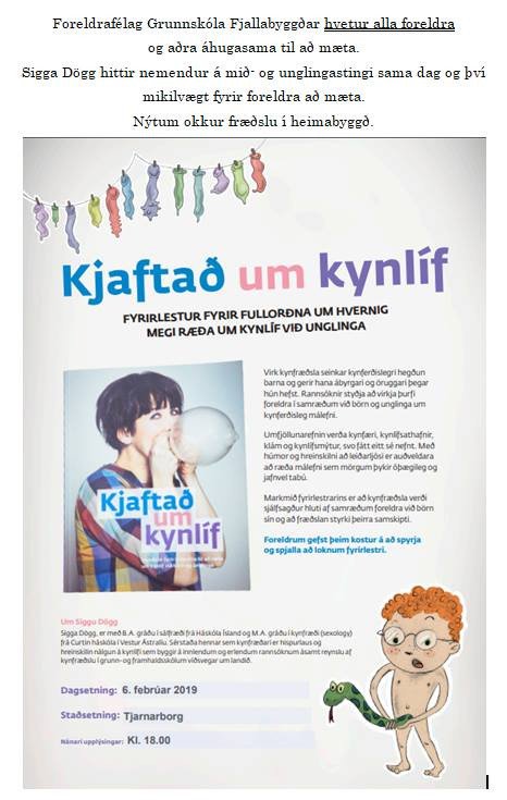 Opinn fyrirlestur í Tjarnarborg