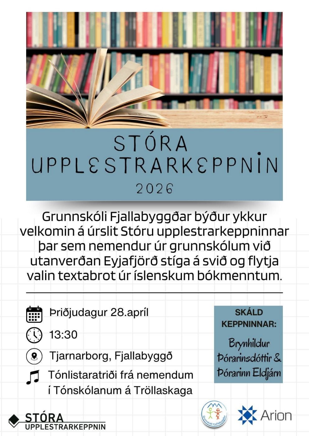 Stóra upplestrarkeppnin 2026