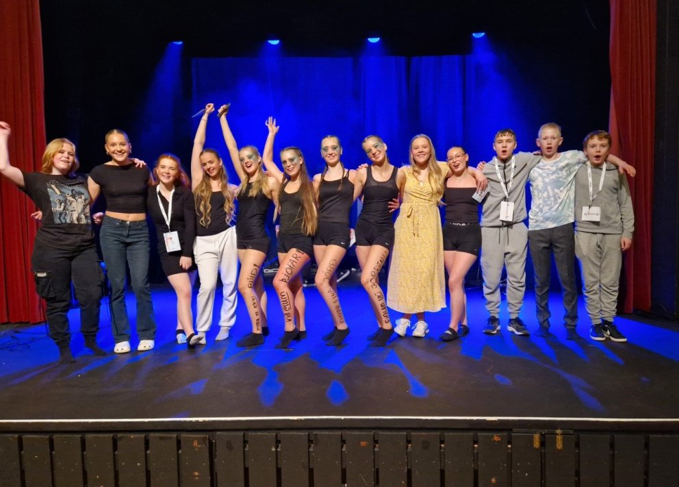 Stoltir keppendur (á myndina vantar Sindra Hafþór Halldórsson)