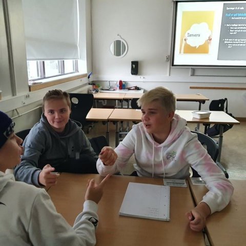 Nemendur 9. bekkjar tóku þátt í Forvarnardeginum