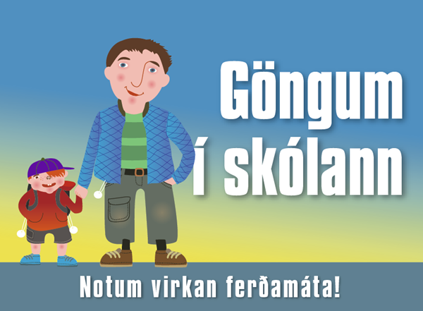 Göngum í skólann átakið er byrjað!