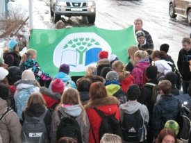 Grænfána flaggað í annað sinn