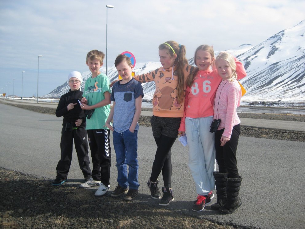 Náttúrufræði hjá 4. bekk.