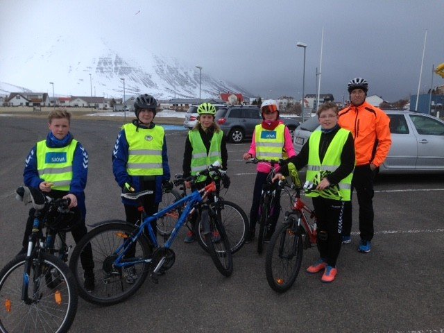 Hjólað í skólann