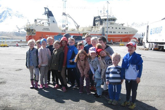 Sólbergið skoðað