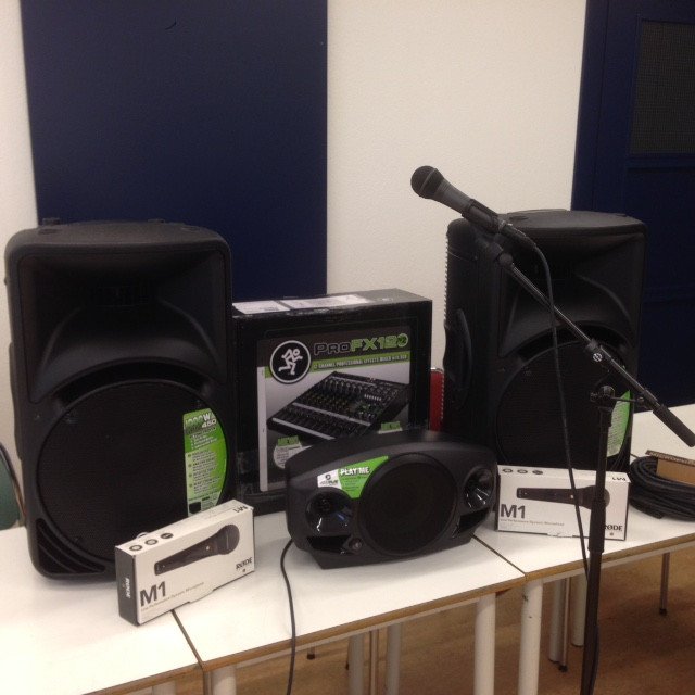 Grunnskóli Fjallbyggðar eignast færanlegt hljóðkerfi