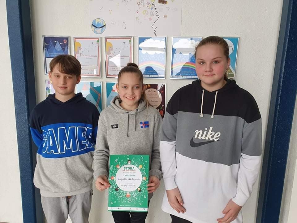 Lokakeppni stóru upplestrarkeppninnar fyrir skóla í Eyjafirði fór fram í gær í Kvosinni í Menntaskól…