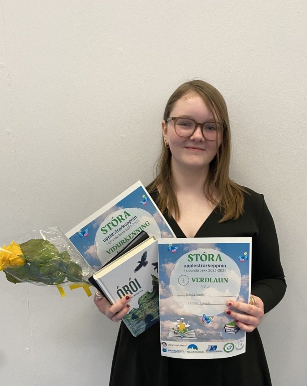 Kristín Ósk hafnaði í 3. sæti.