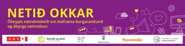 Heimili og skóli og SAFT vekja athygli á námskeiðinu: Netið okkar