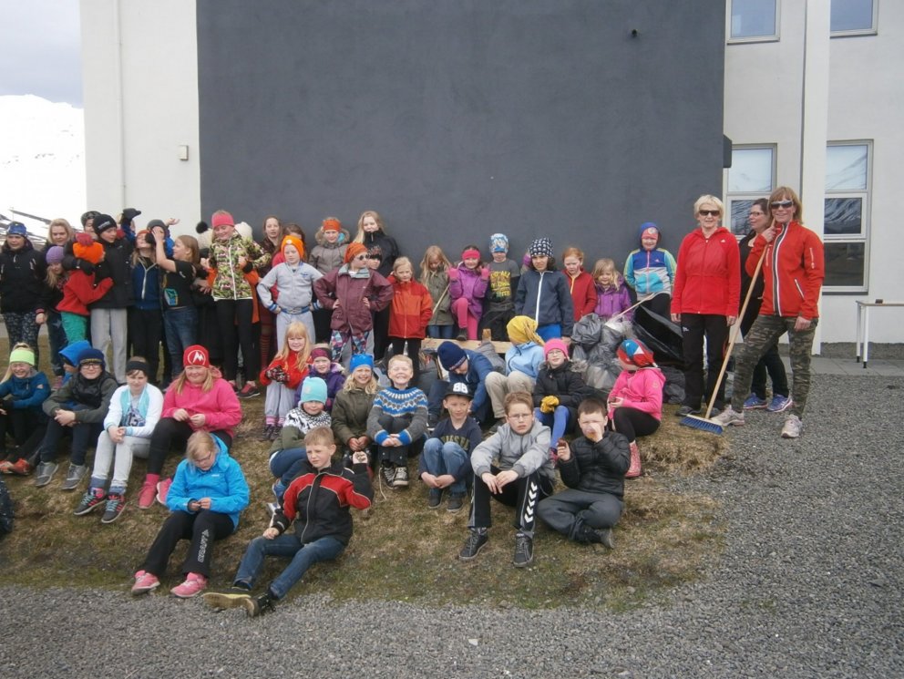 Umhverfisdagur við Tjarnarstíg