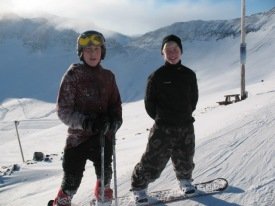 Frábær skíðadagur eldri deildar