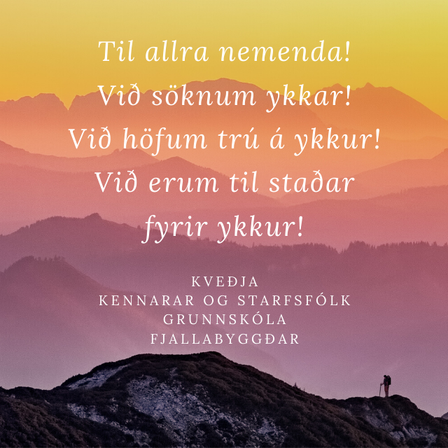 Gagnlegar upplýsingar fyrir foreldra