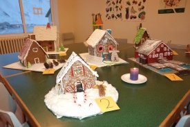 Hér er risið fallegt þorp