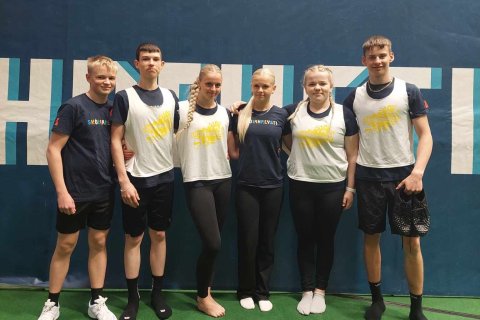 Tómas, Viktor, Svava, Silja, Ólöf og Árni