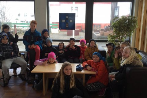 Flott söfnun hjá 5. bekk fyrir ABC barnahjálp