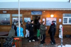 Það var kalsalegt eins og sjá má