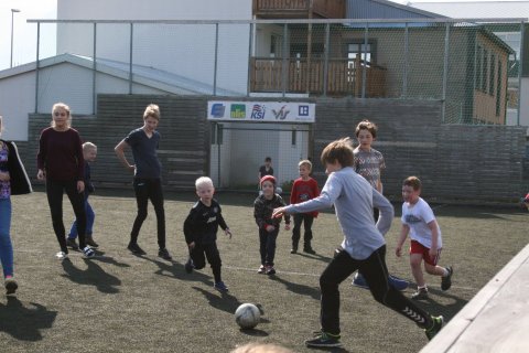 Fyrsti skóladagurinn við Norðurgötu