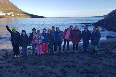 Norræna skólahlaupið hjá 1.-7. bekk