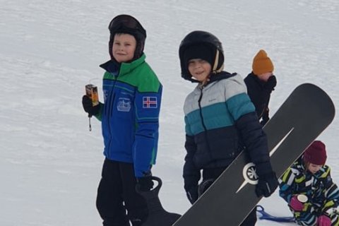 Frábær skíðadagur hjá 1.-4.bekk