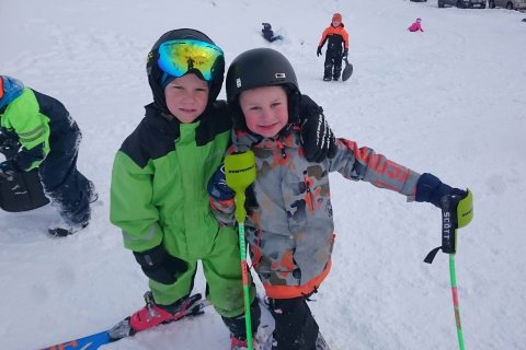 Skíðadagur á yngsta stigi