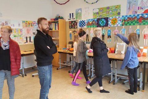 Skólasýningin s.l. fimmtudag