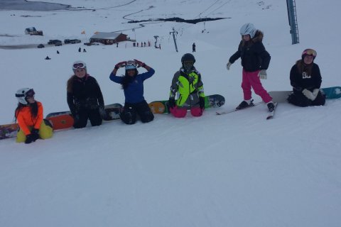 Skíðadagur miðstigs í Skarðinu