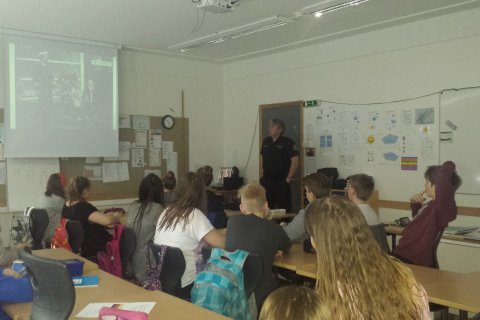 Lögreglan heimsækir nemendur við Tjarnarstíg