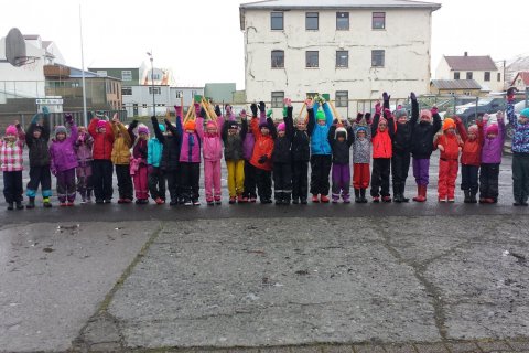 Hamagangur að vori í gær, skólaslit á morgun